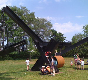 Mark di Suvero's She (photo by John Haber, Storm King Art Center, 1977–1978)