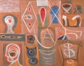 'Adolph Gottlieb's The Alchemist (Tate, Adolph & Esther Gottlieb Foundation, 1945)