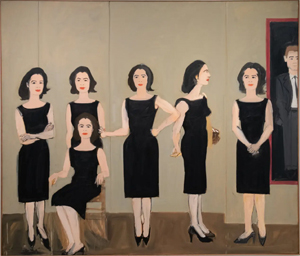 Alex Katz's The Black Dress (Udo and Anette Brandhorst collection, 1960)