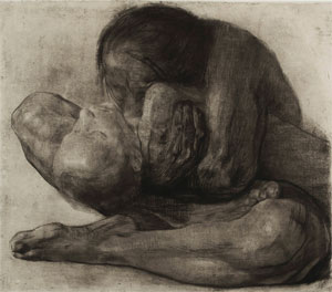 Käthe Kollwitz's Woman with Dead Child (Museum of Modern Art, 1903)