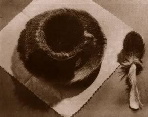 Meret Oppenheim's Le Déjeuner en Fourrure (photo by Man Ray, Museum of Modern Art, 1936)