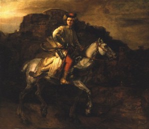 Rembrandt's The Polish Rider (Frick Collection, photo by Richard di Liberto, New York, c. 1655)